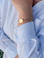 Personalized Oval Bracelet