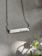 Personalized Bar Necklace