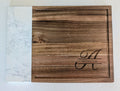 Personalized Marble + Acacia Wood Board