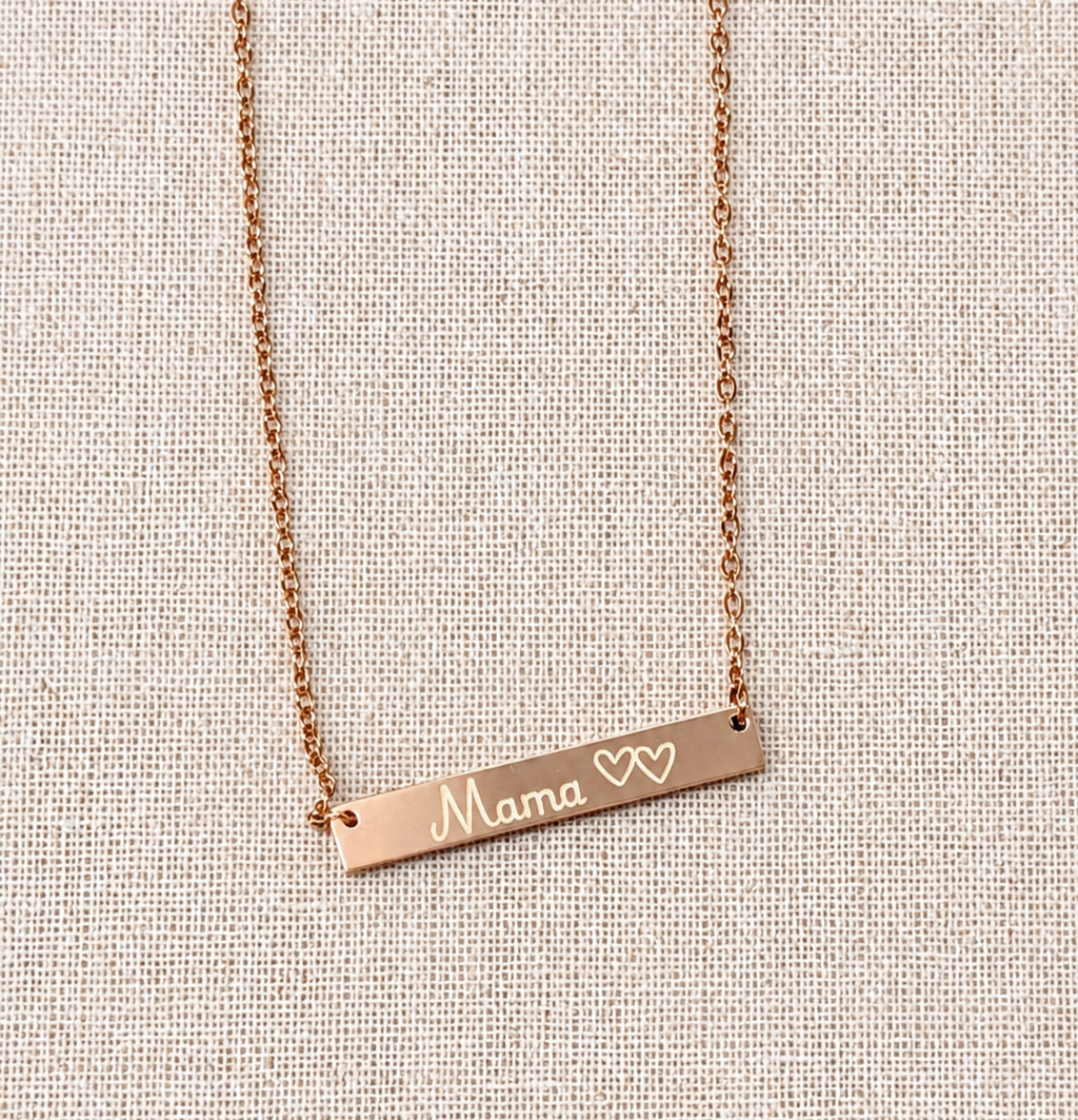 Personalized Bar Necklace